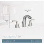Moen Lindor 2-Handle Lever Widespread Bathroom Faucet, Chrome Image 3