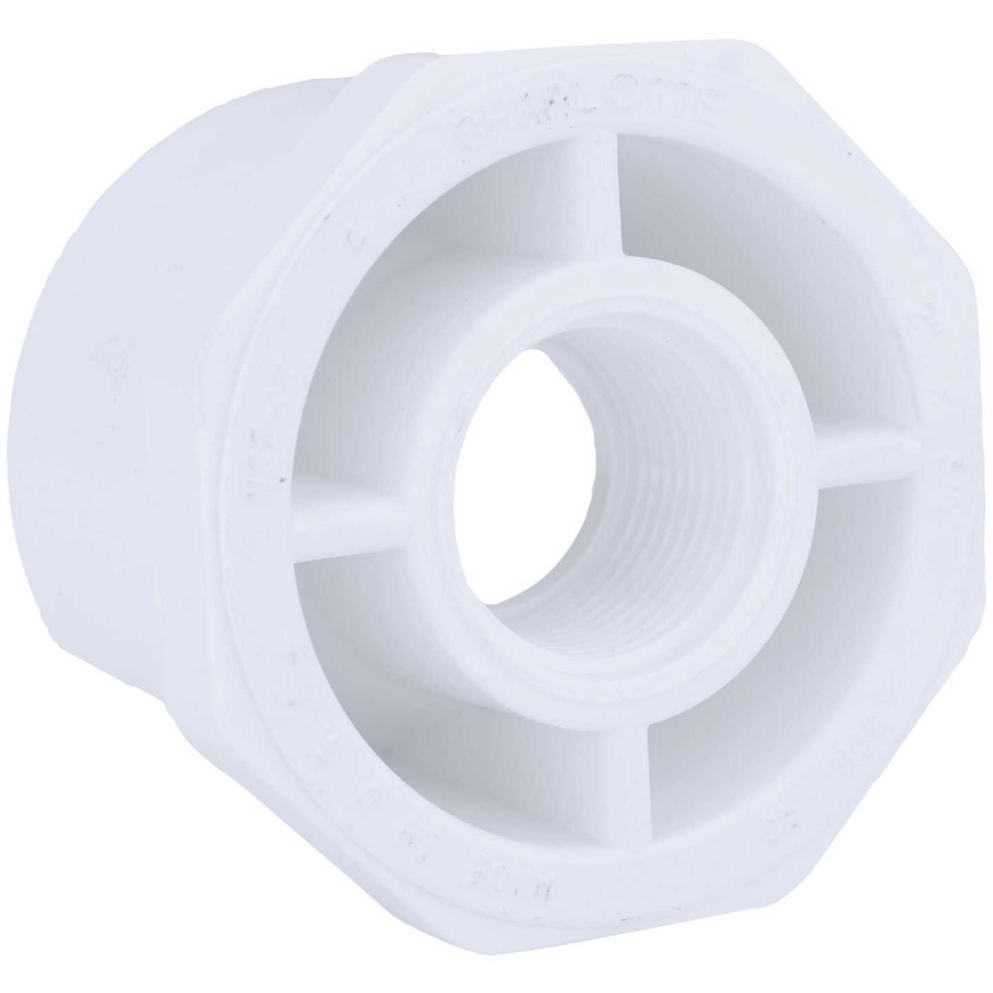 Charlotte Pipe 2 In. SPG x 3/4 In. FPT Schedule 40 PVC Bushing Image 1