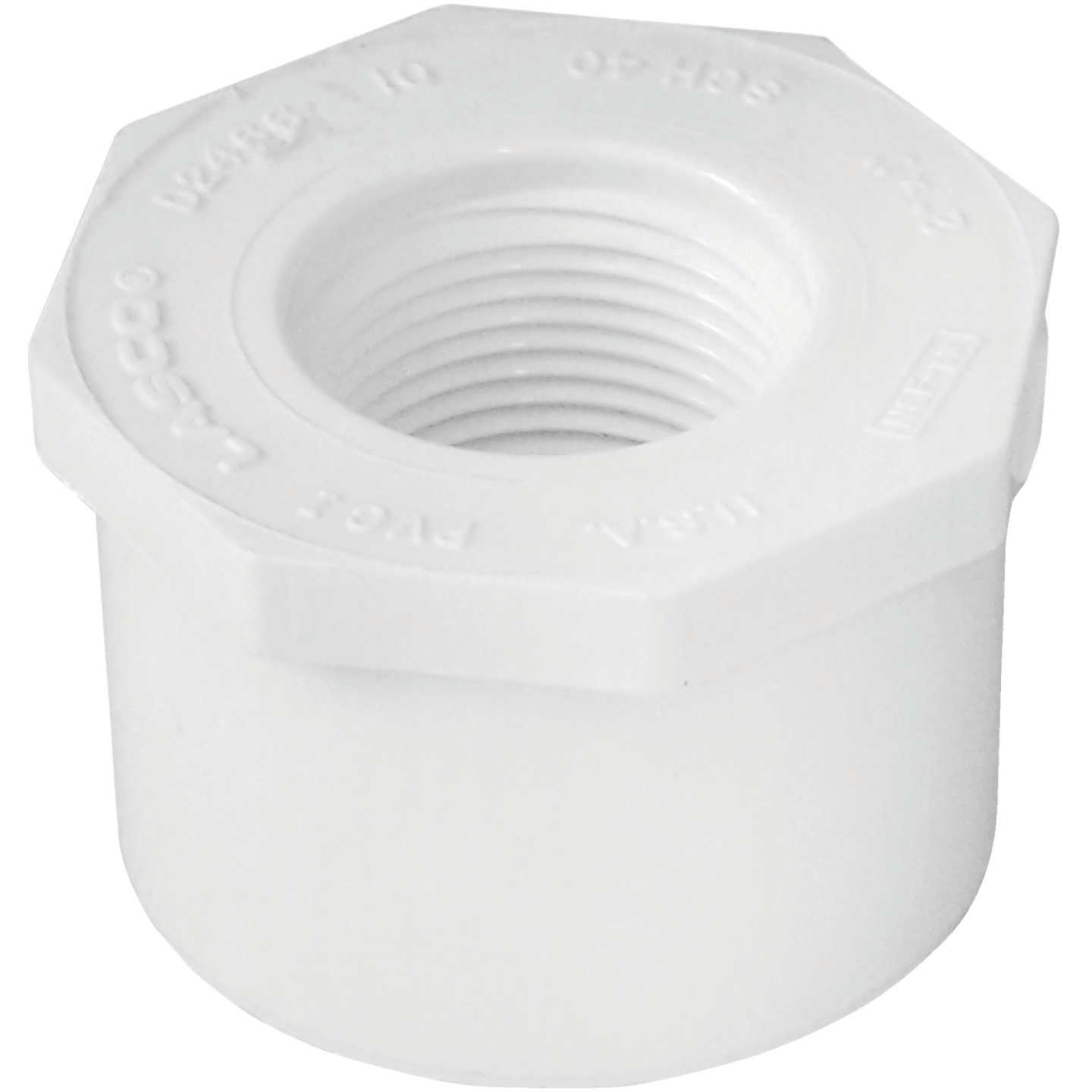 Charlotte Pipe 2 In. SPG x 1 In. FPT Schedule 40 PVC Bushing Image 1
