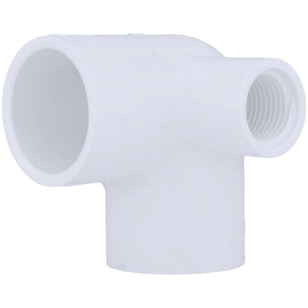 Charlotte Pipe 1 In. x 1 In. Slip x 1/2 In. Female Schedule 40 90 Deg. PVC Elbow with Side Inlet (1/4 Bend)