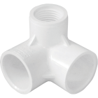 Charlotte Pipe 3/4 In. x 3/4 In. Slip x 1/2 In. Female Schedule 40 90 Deg. PVC Elbow with Side Inlet (1/4 Bend) Image 1