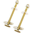 Do it Best 1/4 In. x 3-1/2 In. Extra Long Solid Brass Toilet Bolts (2 Pack) Image 1