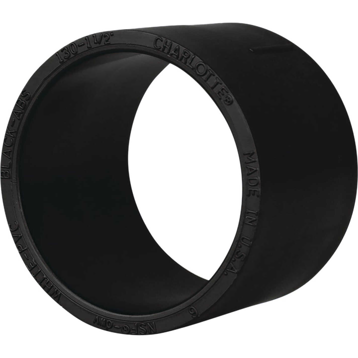 Charlotte Pipe 2 In. No Stop Hub x Hub Repair ABS Coupling Image 1