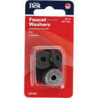 Do it Best 3/4 In. Black Flat Faucet Washer (6 Ct.) Image 2