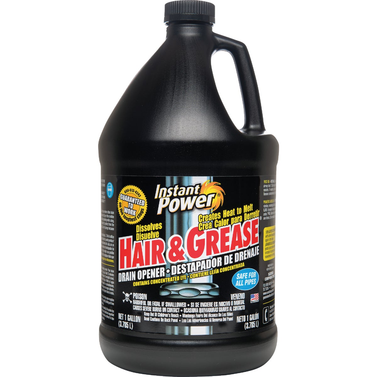 Instant Power Hair & Grease 1 Gal. Liquid Drain Opener