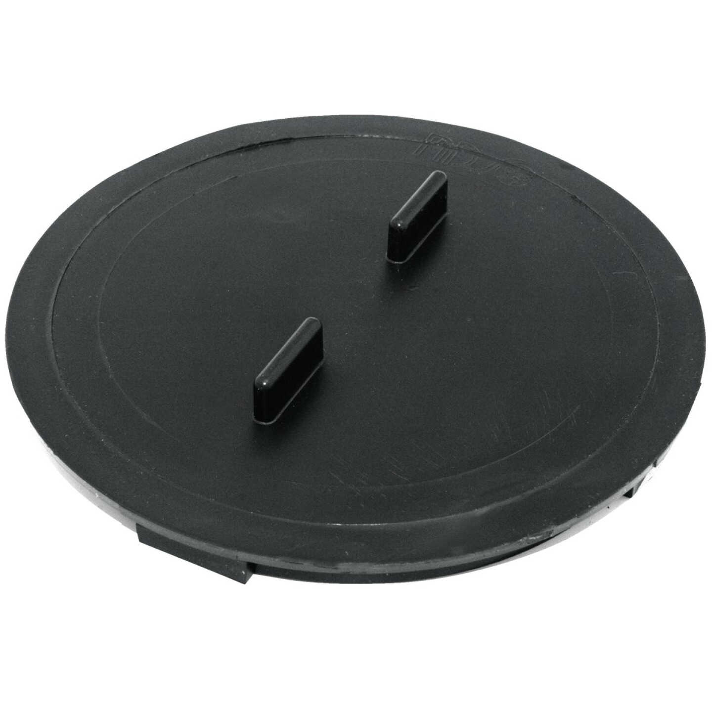 NDS 6 In. Black Universal Catch Basin Basin Plug Image 1