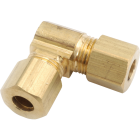 Anderson Metals 1/4 In. 90 Deg. 2-Way Compression Brass Elbow (1/4 Bend) Image 1