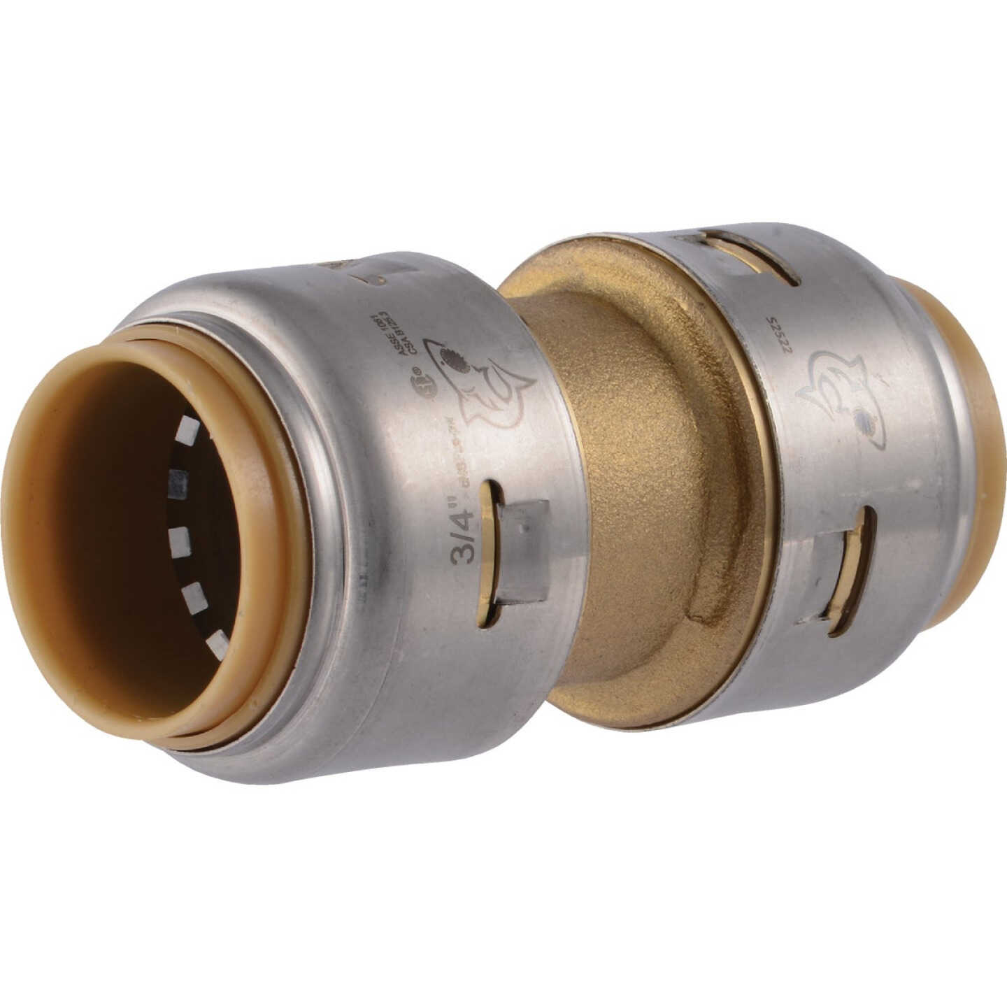 SharkBite 3/4 In. Push-to-Connect Straight Brass Coupling (4-Pack) Image 8