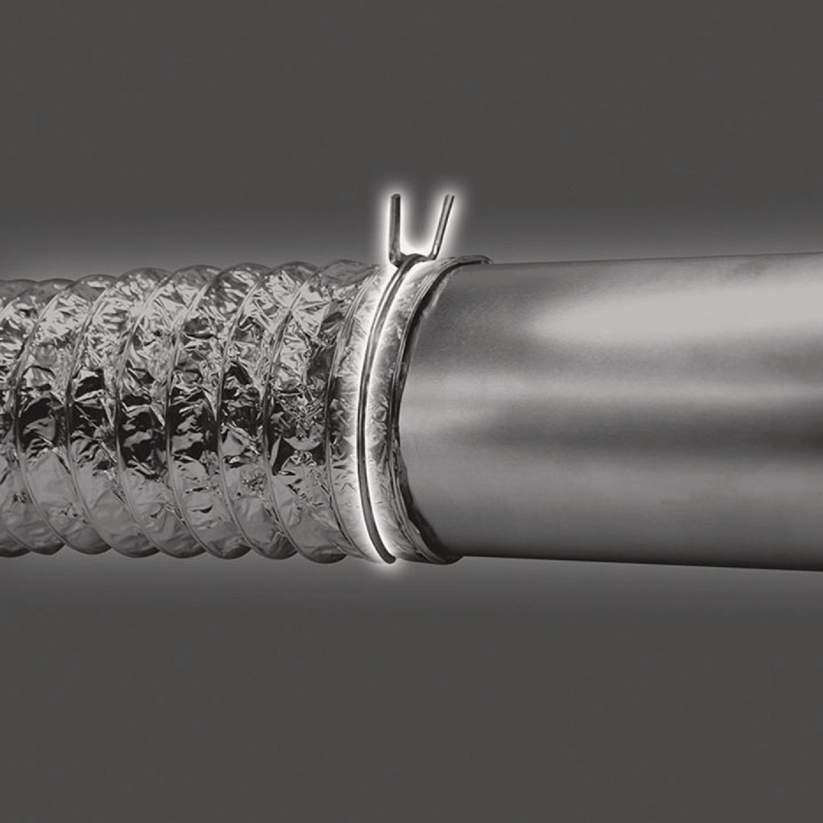 Dundas Jafine 4 In. Aluminum Duct Clamp (2-Pack) Image 2