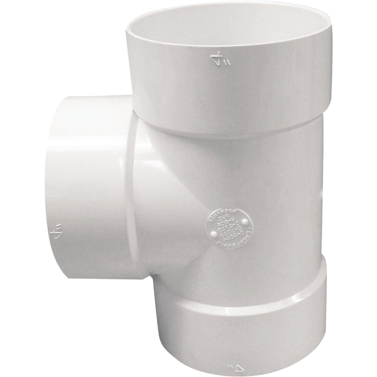 IPEX 4 In. PVC Sewer and Drain Sanitary Bull Nose Tee Image 1