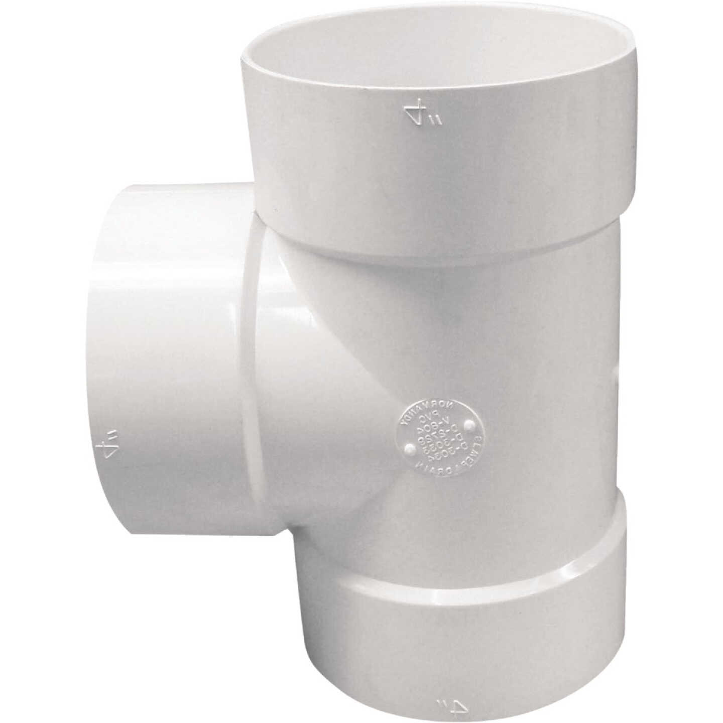 IPEX 4 In. PVC Sewer and Drain Sanitary Bull Nose Tee Image 1