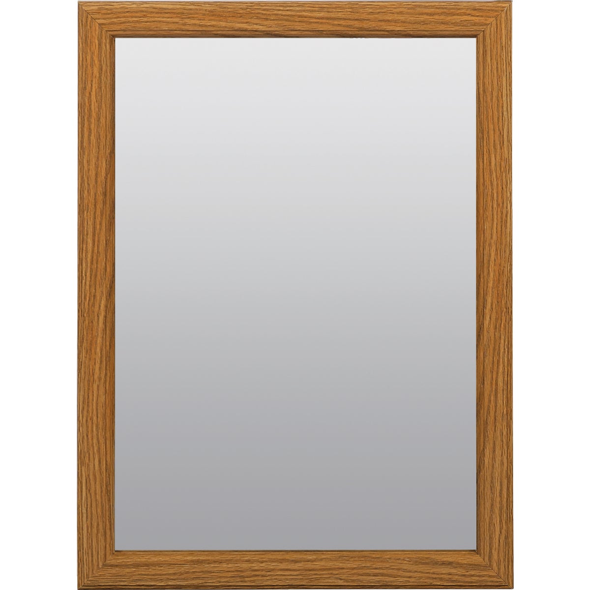 Zenith Oak 16.13 in W x 21.75 in H x 4.5 in D Single Mirror Surface/Recess Mount Framed Medicine Cabinet