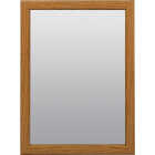 Zenith Oak 16.13 in W x 21.75 in H x 4.5 in D Single Mirror Surface/Recess Mount Framed Medicine Cabinet Image 1