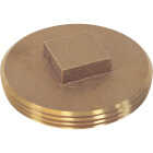 B&K 1-1/2 In. NPT Brass Raised Square Head Plug Image 1