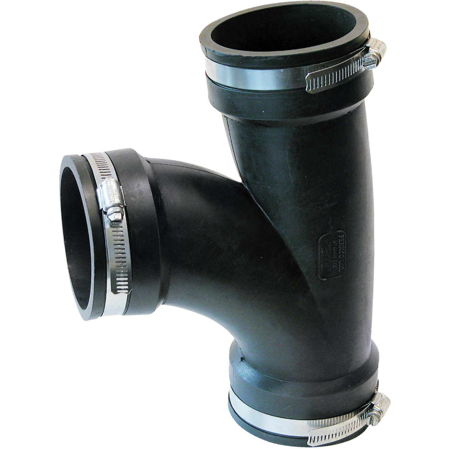 Fernco 4 In. Flexible Repair PVC Tee Image 1