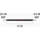 Southland 3/4 In. x 72 In. Carbon Steel Threaded Black Pipe Image 2