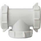 Do it Best 1-1/2 In. White PVC Three-Way Coupling Tee Image 3