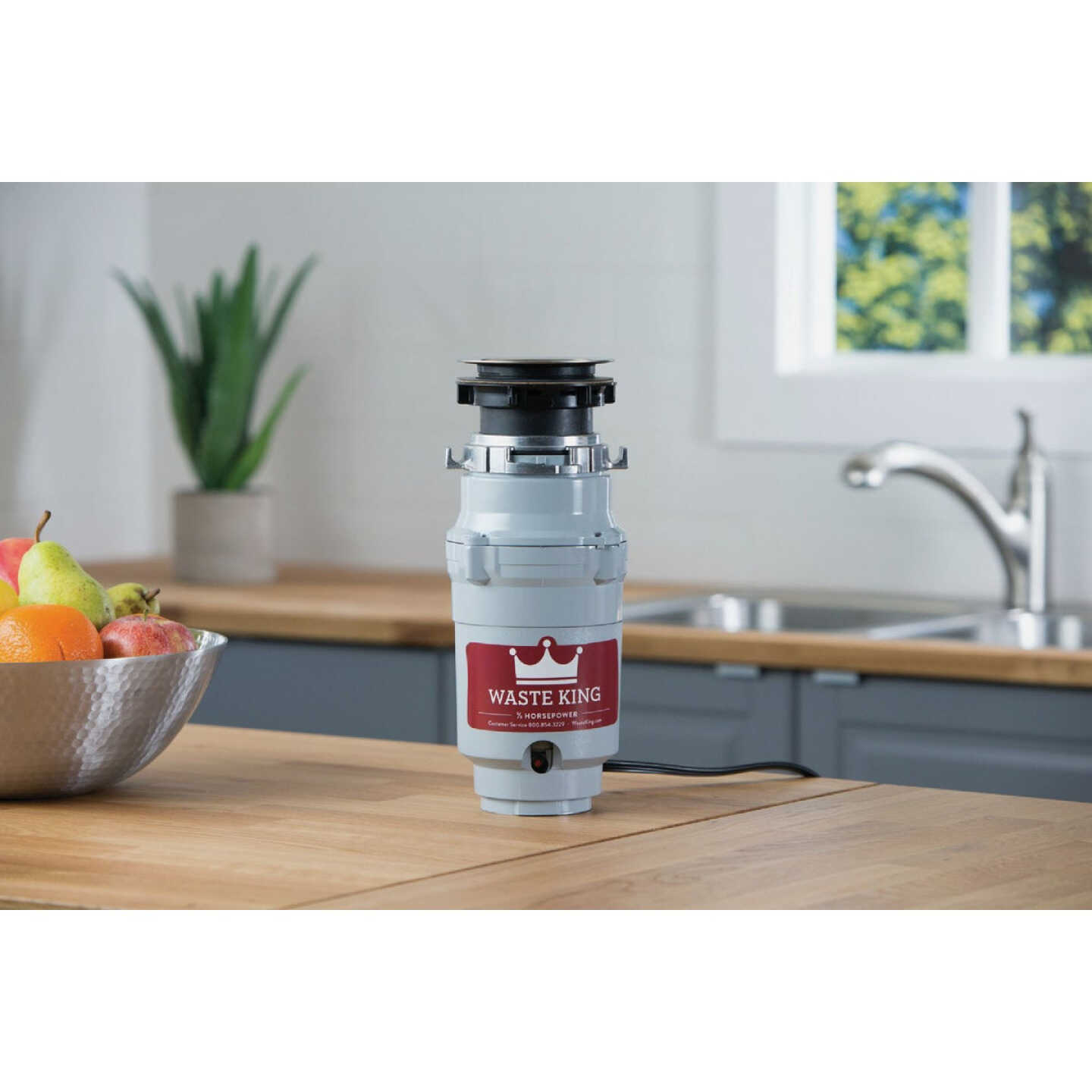 Waste King Legend Series 1/3 HP Garbage Disposer, 2 Year Warranty Image 2