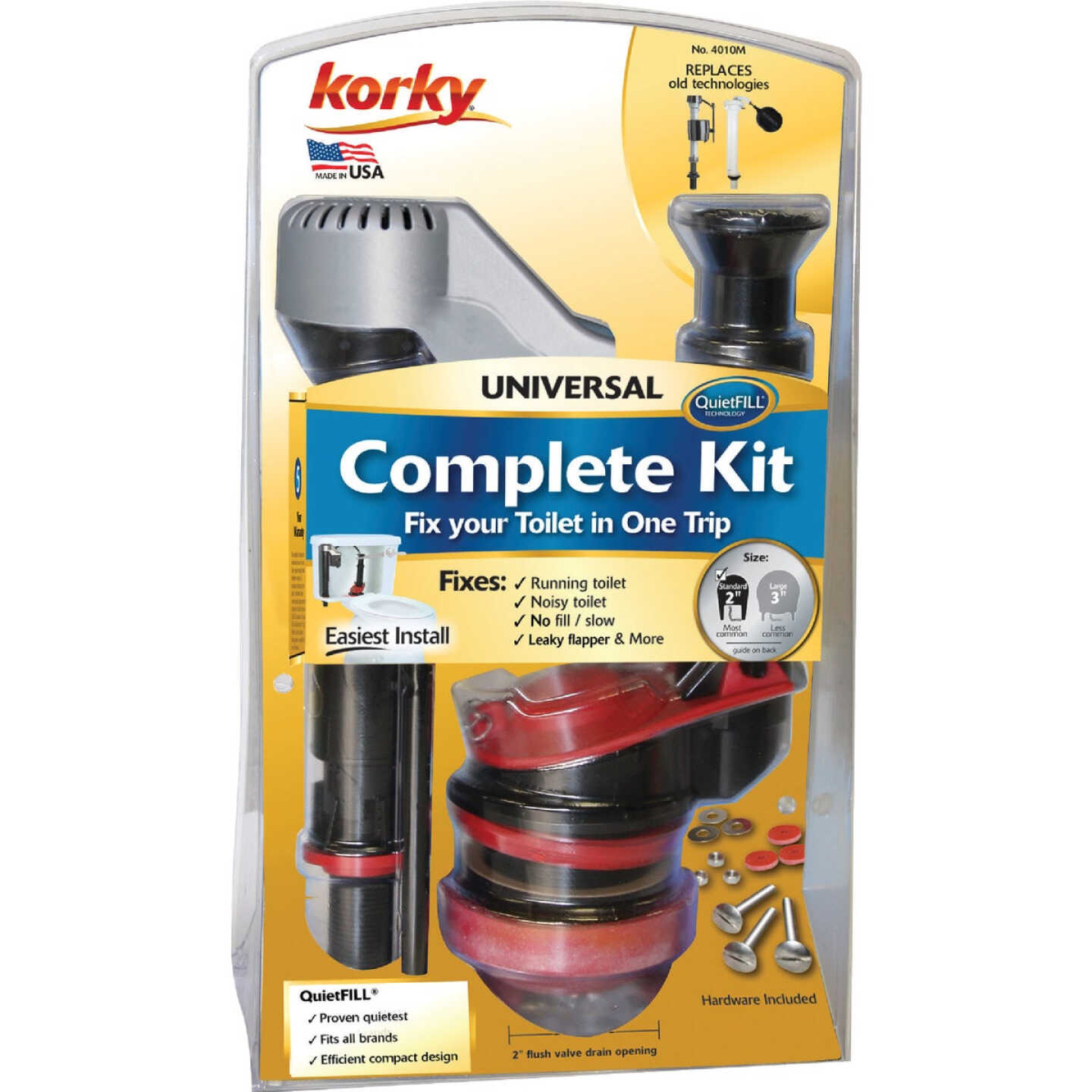 Korky Complete Universal Toilet Repair Kit Image 7
