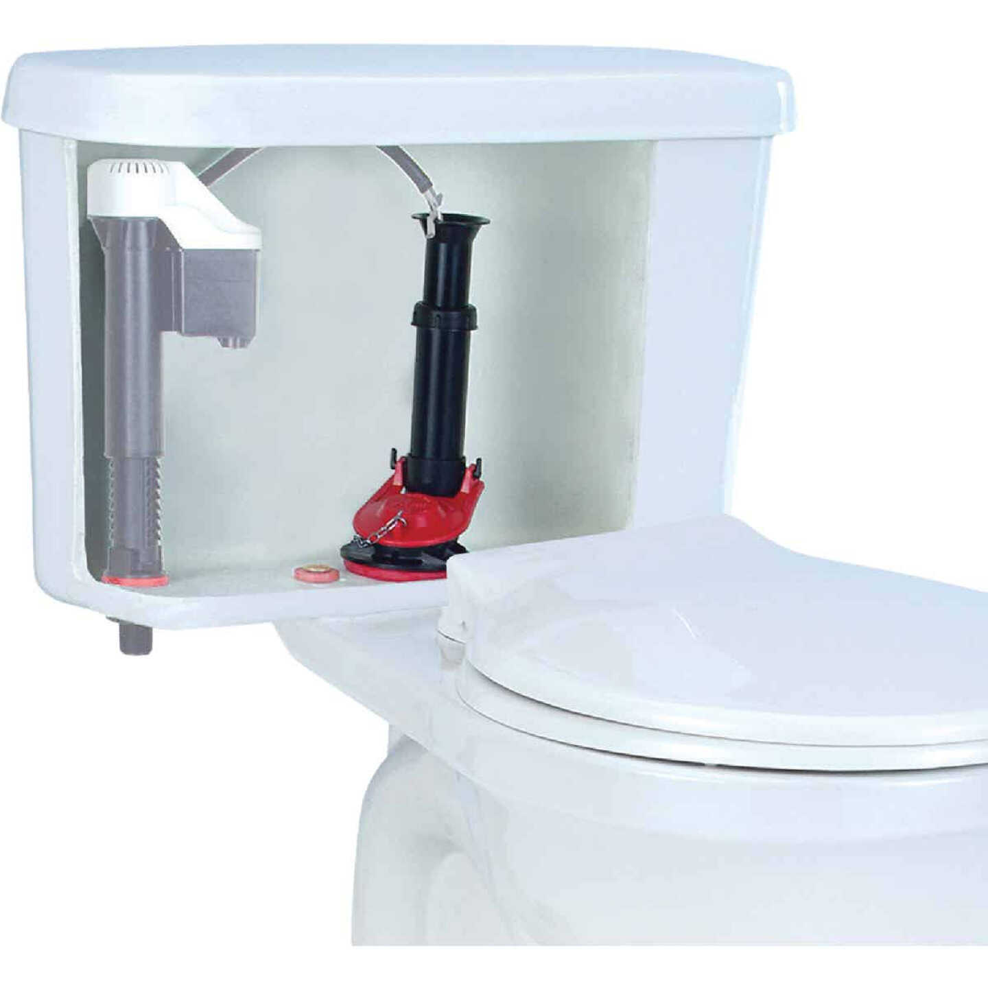 Korky 3 to 5 GPF Adjustable Flush Valve and Premium Flapper Kit Image 3