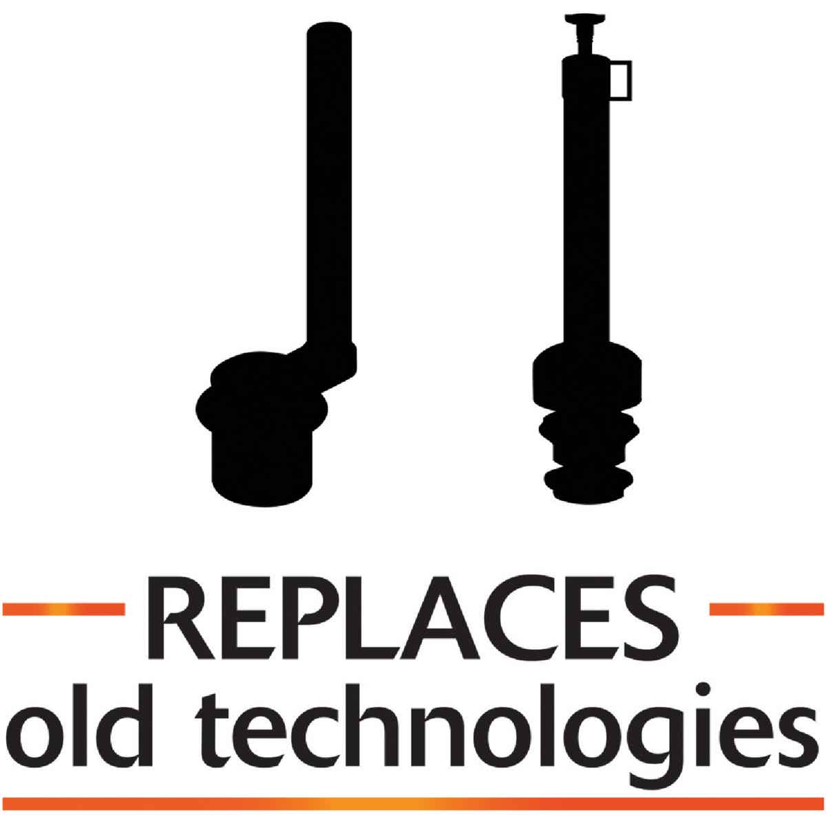 Korky 3 to 5 GPF Adjustable Flush Valve and Premium Flapper Kit Image 6