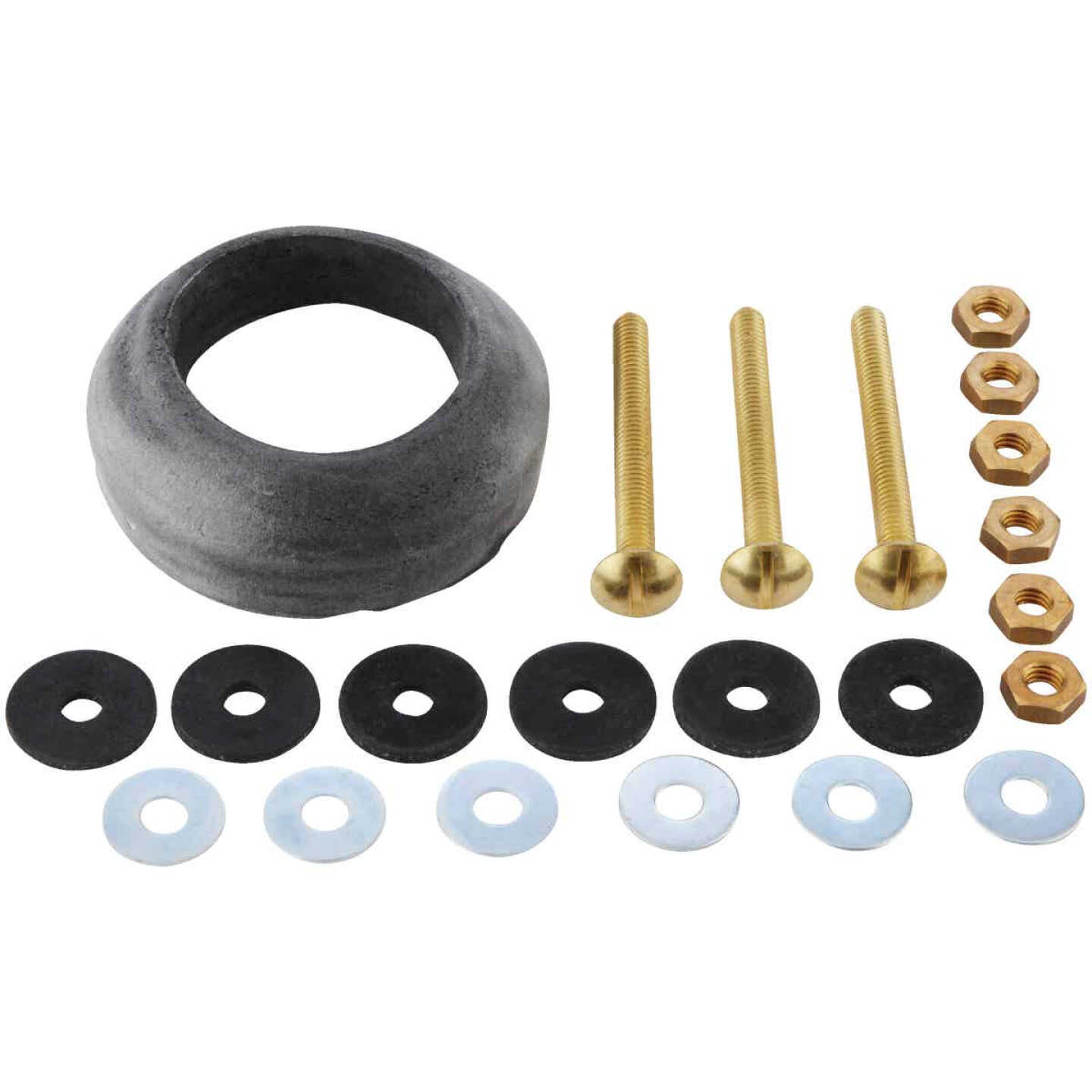 Do it Best 5/16 In. x 3 In. Brass, Sponge Rubber Tank Bolts Image 1