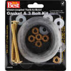 Do it Best 5/16 In. x 3 In. Brass, Sponge Rubber Tank Bolts Image 2