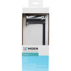 Moen Rinza Wall Mount Pivoting Toilet Paper Holder, Matte Black Image 3