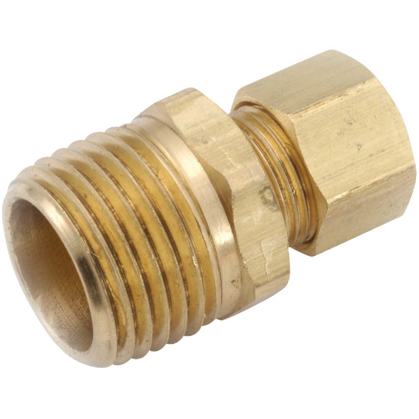 Anderson Metals 1/4 In. x 1/8 In. Brass Male Union Compression Adapter Image 1