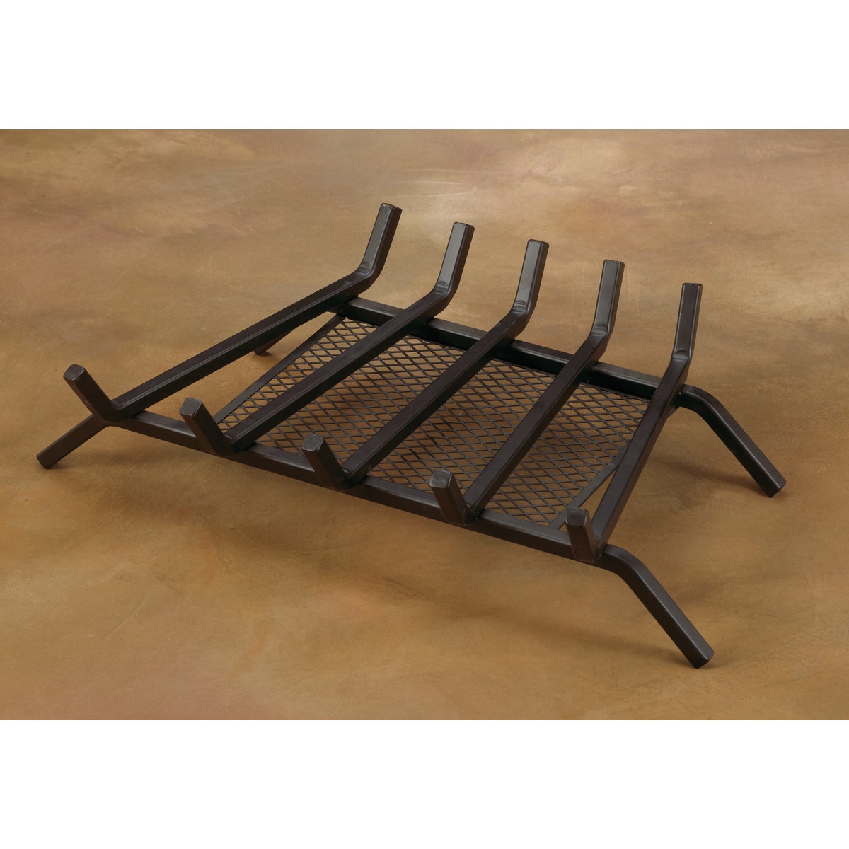 Home Impressions 24 In. Steel Fireplace Grate with Ember Screen Image 2
