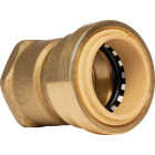 QuickFitting 1 In. Push-to-Connect x 1 In. FNPT Brass Straight Female Adapter Image 1
