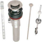 Do it Best 1-1/4 In. Brushed Nickel Brass Pop-Up Image 1