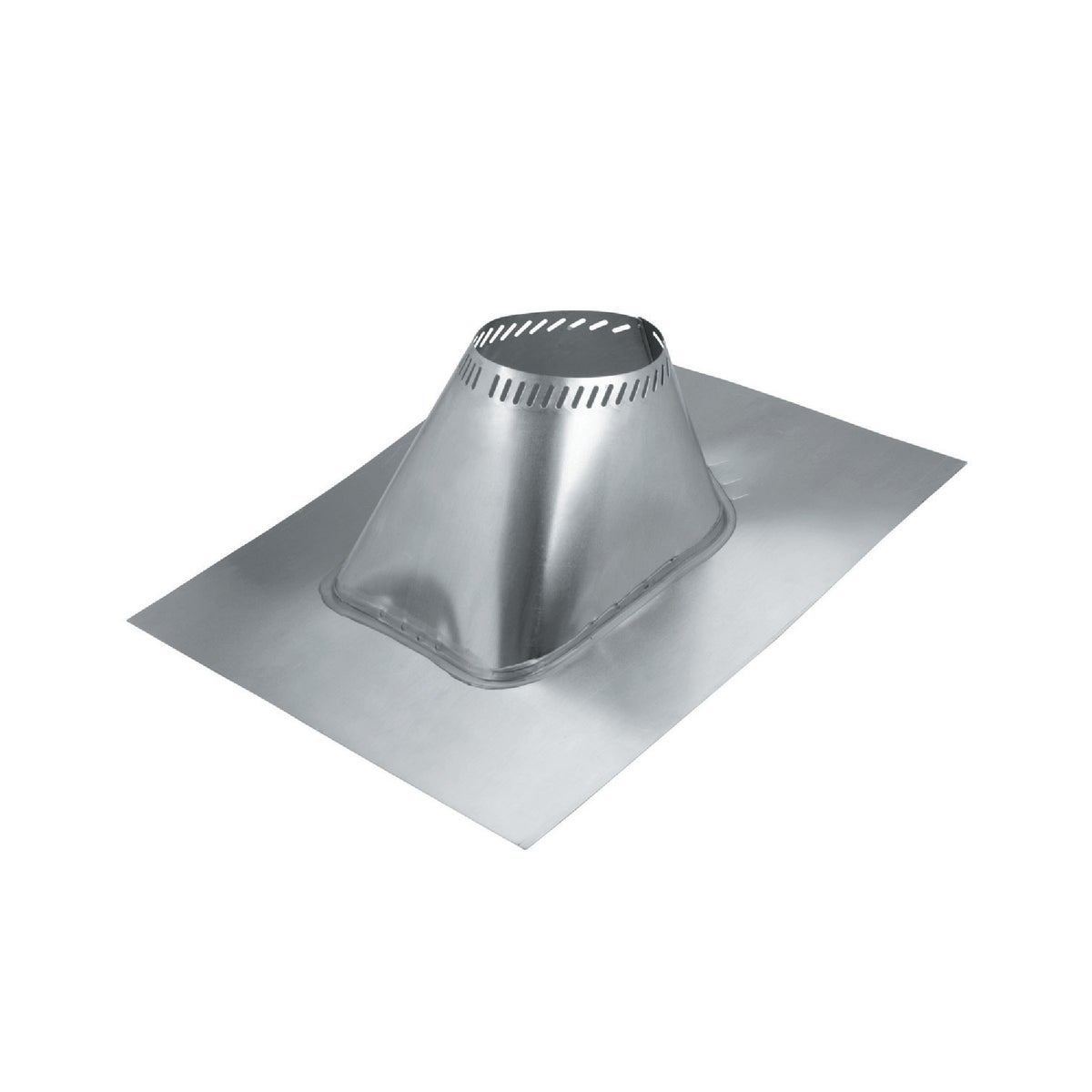 SELKIRK 8 In. Aluminum Adjustable Roof Pipe Flashing, 2/12 to 6/12 Roof Pitch Image 1