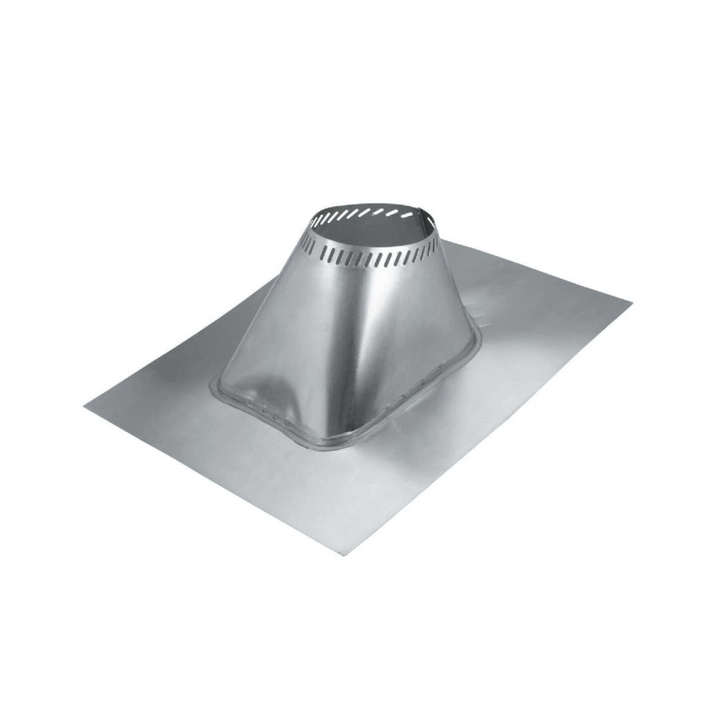 SELKIRK 8 In. Aluminum Adjustable Roof Pipe Flashing, 2/12 to 6/12 Roof Pitch Image 1
