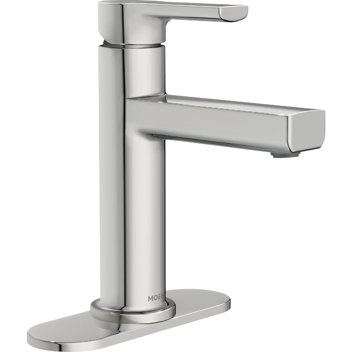 Moen Rinza 1-Handle Lever Centerset Bathroom Faucet, Chrome Image 1