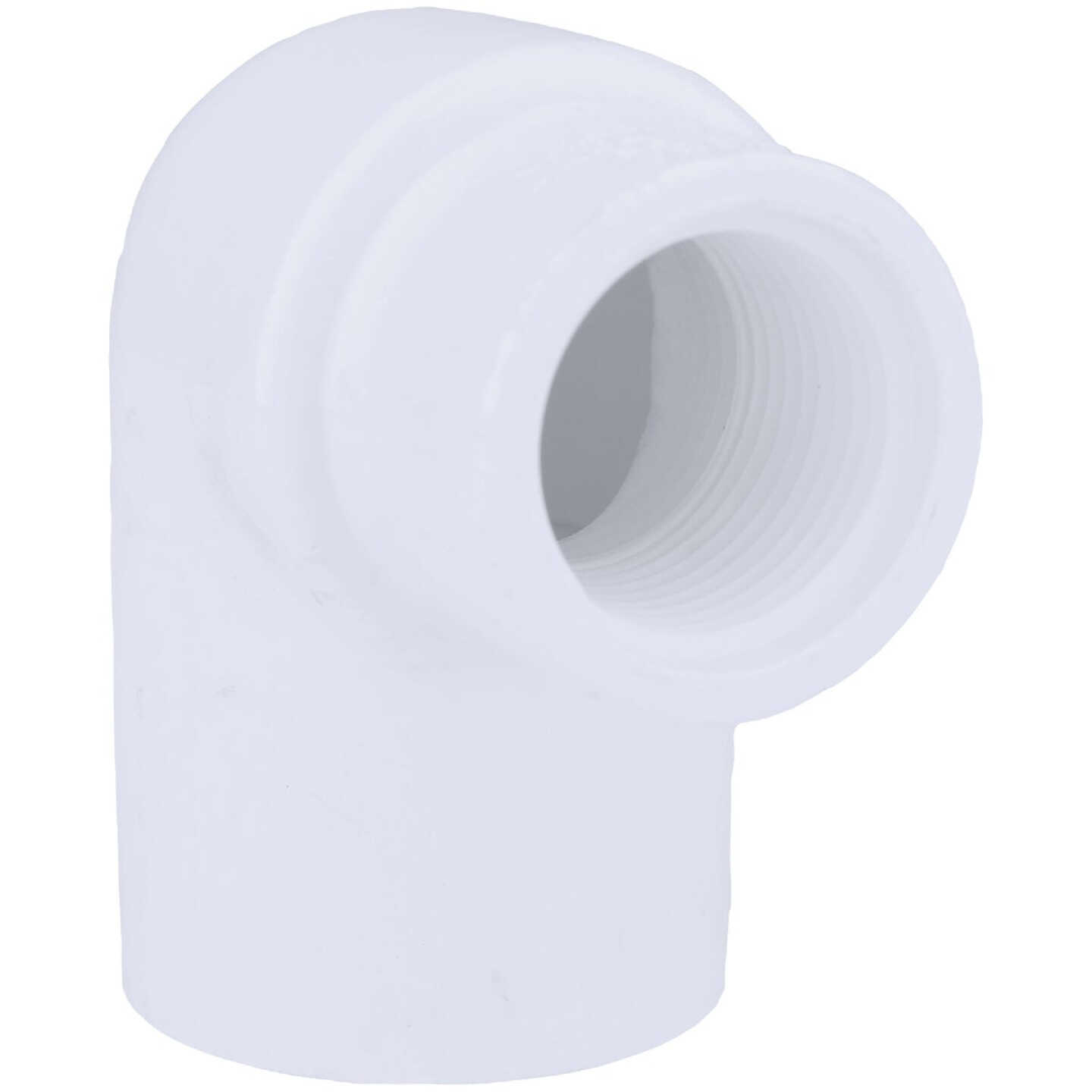 Charlotte Pipe 1 In. Slip x 3/4 In. Female Schedule 40 90 Deg. PVC Elbow (1/4 Bend) Image 1