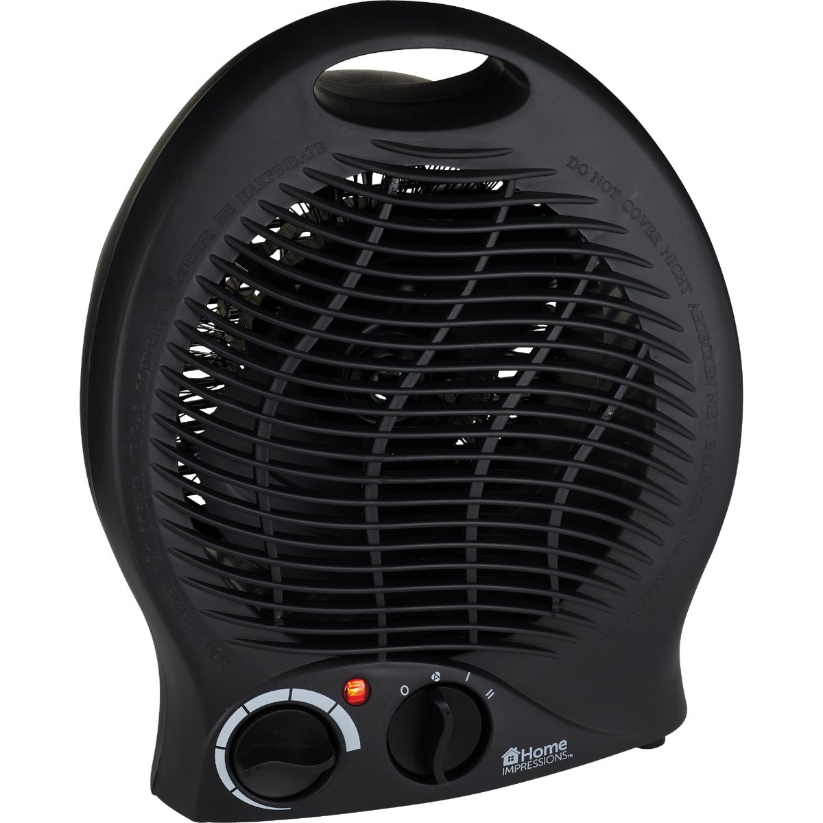 Home Impressions 1500W 120V Electric Space Heater, Black