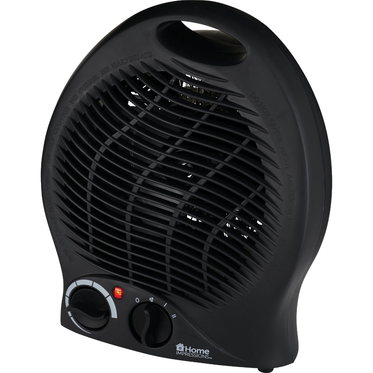 Home Impressions 1500W 120V Electric Space Heater, Black Image 3