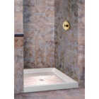 Mustee Durabase 36 In. W x 36 In. D Center Drain Shower Floor & Base in White Image 1