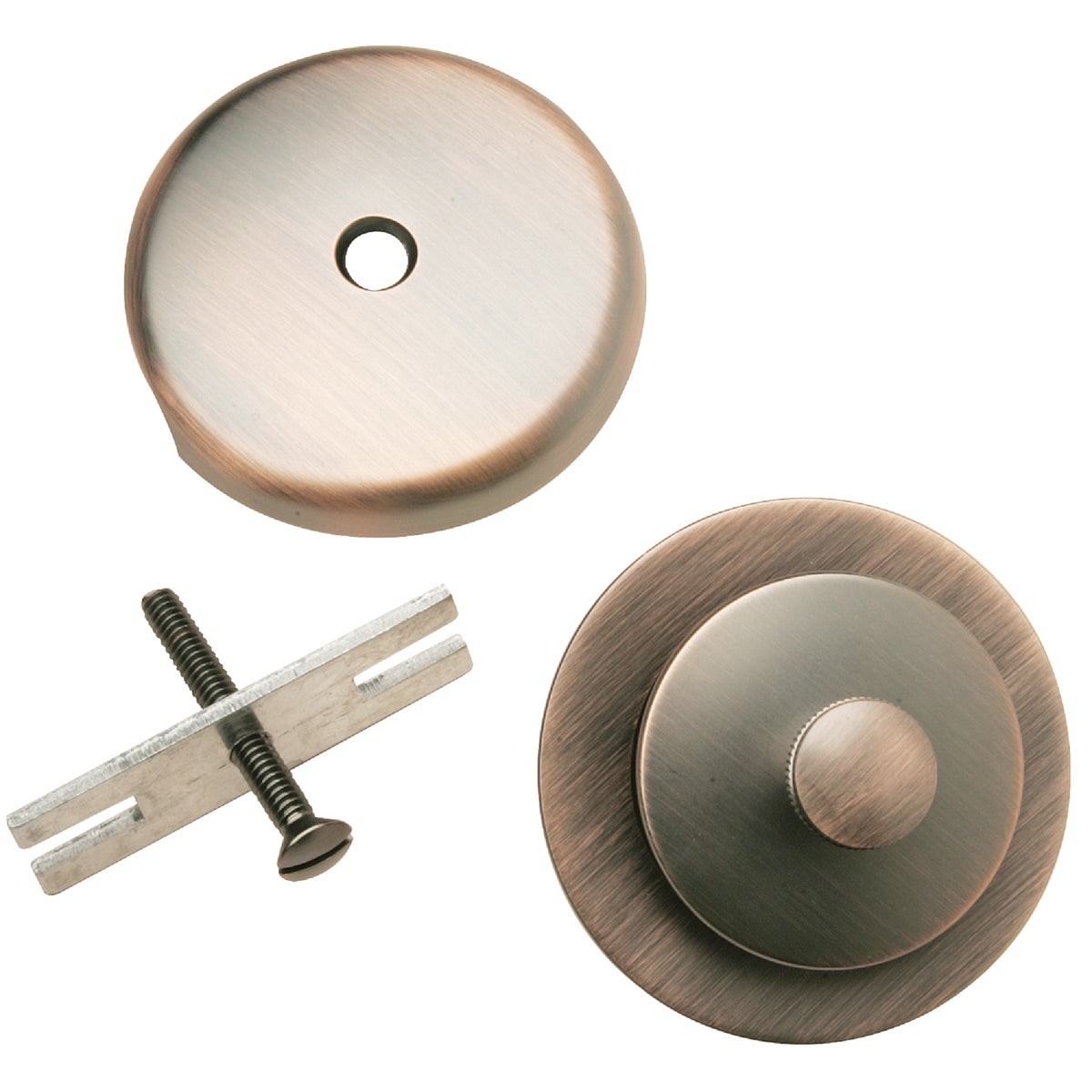 Do it Best Venetian Bronze Roller Ball Bath Drain Trim Kit Image 1