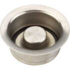 Do it Best Brushed Nickel Brass Disposer Flange and Stopper Image 1