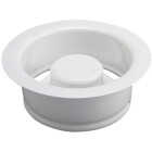 Do it Best White Brass Disposer Flange and Stopper Image 1