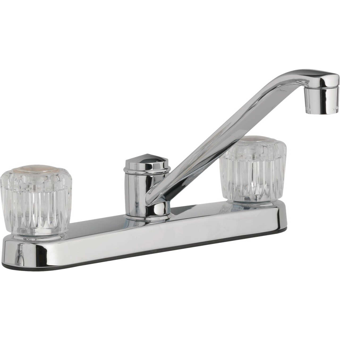 Homepointe2 Acrylic Handle Kitchen Faucet, Chrome Image 1