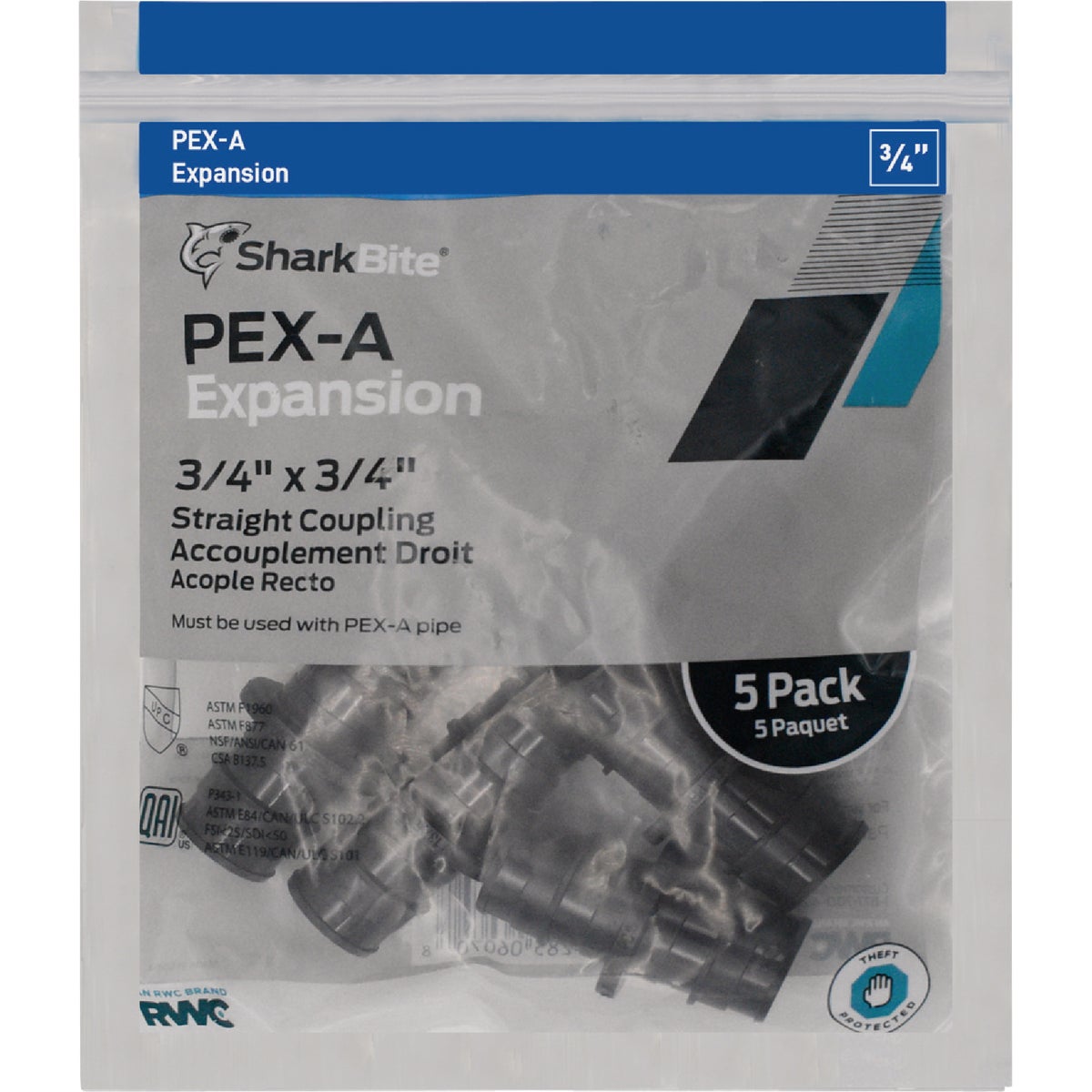 SharkBite 3/4 In. Poly PEX-A Coupling (5-Pack) Image 2