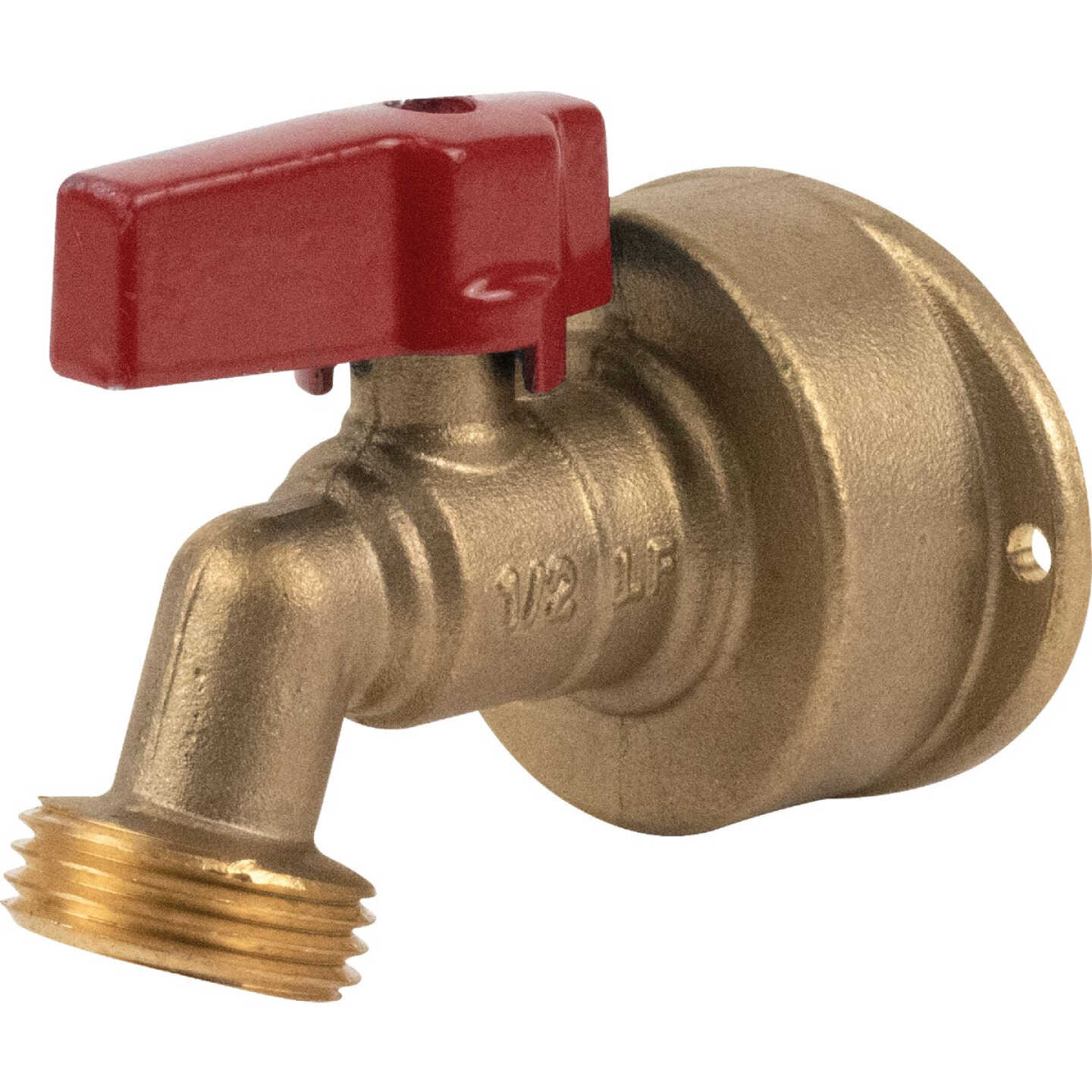 ProLine 3/4 In. PF x 3/4 In. MHT Quarter Turn Brass Hose Bibb Image 1