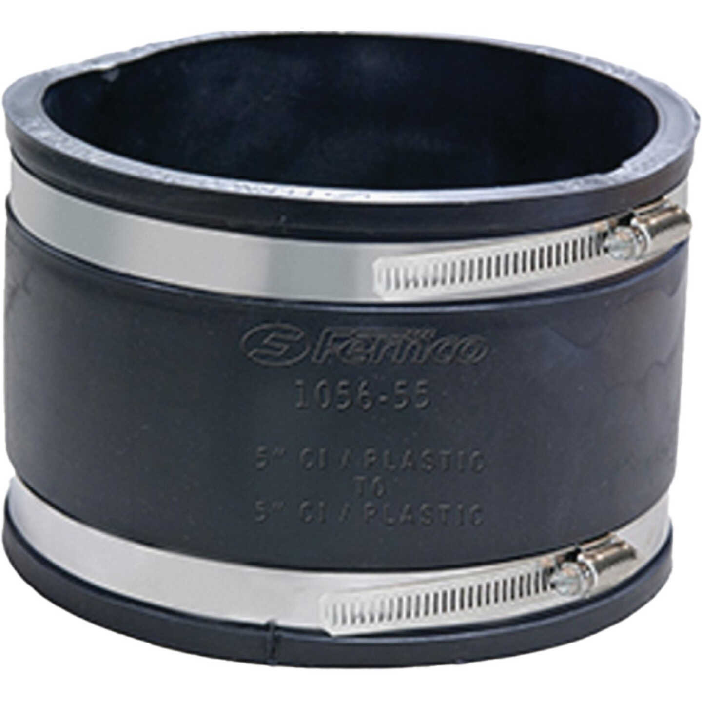 Fernco 5 In. x 5 In. Flexible PVC Coupling Image 1