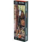 KABIN Aluminum 38 In. Black Fireplace Tongs Image 3