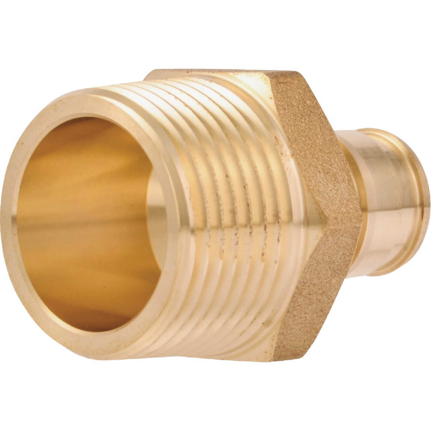 SharkBite PEX-A Brass 1/2 In. x 3/4 In. MNPT Adapter Image 1