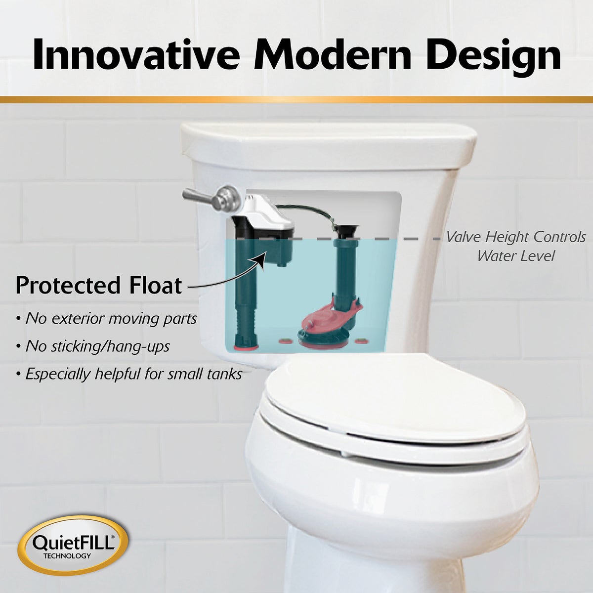 Korky QuietFill Toilet Fill Valve  Image 3