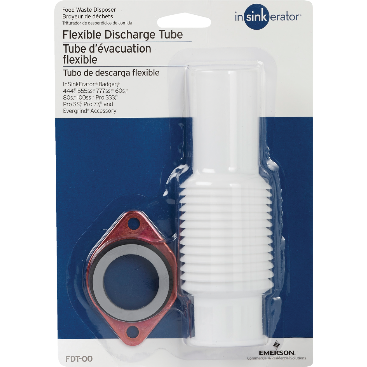 Insinkerator White Flexible Disposer Discharge Tube Image 2
